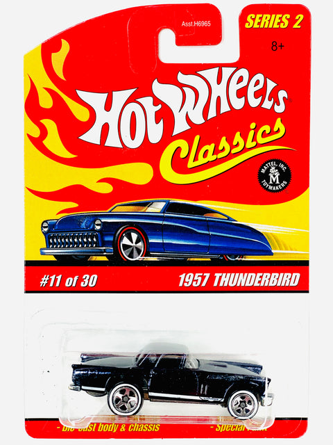 Hot Wheels 2005 Classics Series 2 1957 Thunderbird Dark Blue