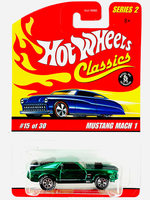 Hot Wheels 2005 Classics Series 2 Mustang Mach 1 Green