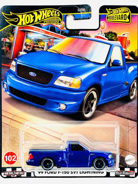 Hot Wheels 2024 Boulevard '99 Ford F-150 SVT Lightning #102