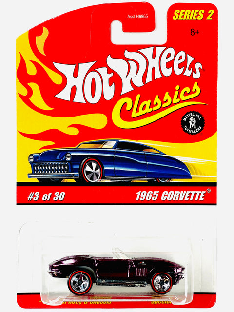 Hot Wheels 2005 Classics Series 2 1965 Corvette Purple