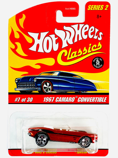 Hot Wheels 2005 Classics Series 2 1967 Camaro Convertible Orange