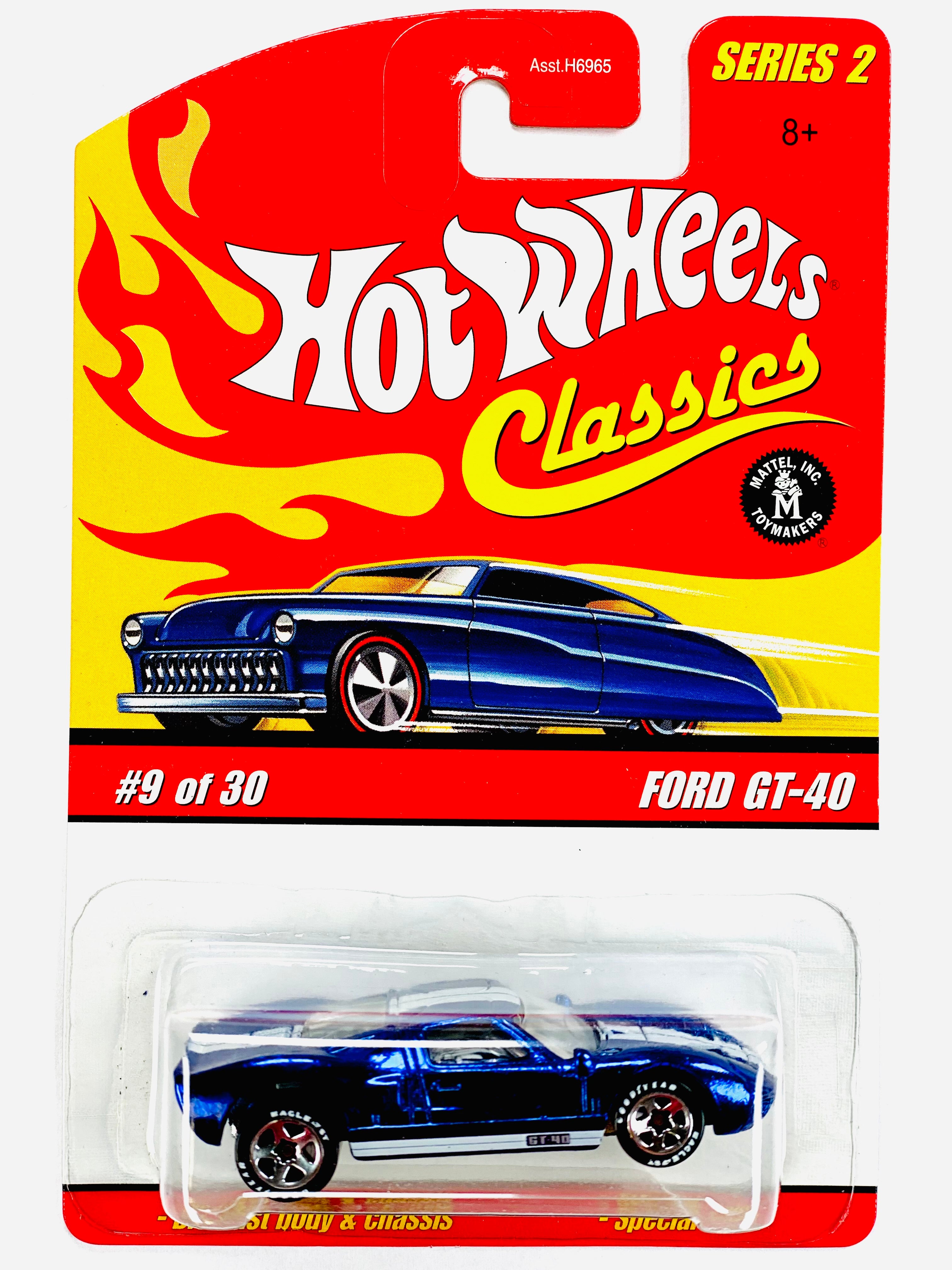 Hot Wheels 2005 Classics Series 2 Ford GT40 Blue – Jcardiecast
