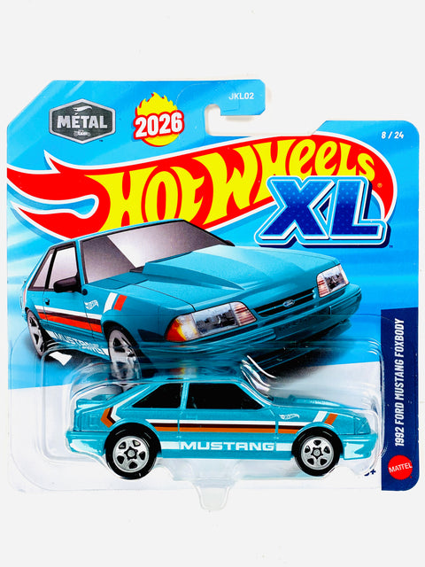Hot Wheels 2026 XL Series 1:43 Scale Case B 1992 Ford Mustang Foxbody