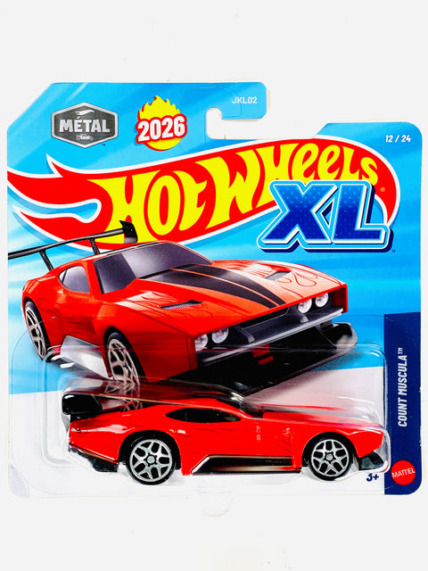 Hot Wheels 2026 XL Series 1:43 Scale Case B Count Muscula