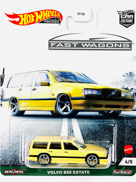 Hot Wheels 2021 Car Culture Fast Wagons Volvo 850 Estate - Damaged Card