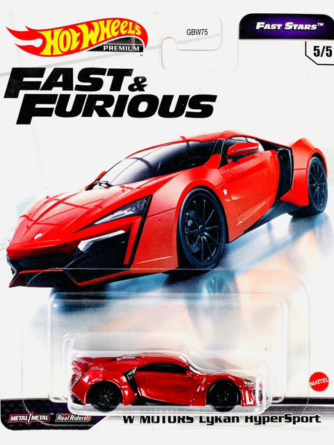 Hot Wheels 2021 Fast & Furious Fast Stars W Motors Lykan HyperSport