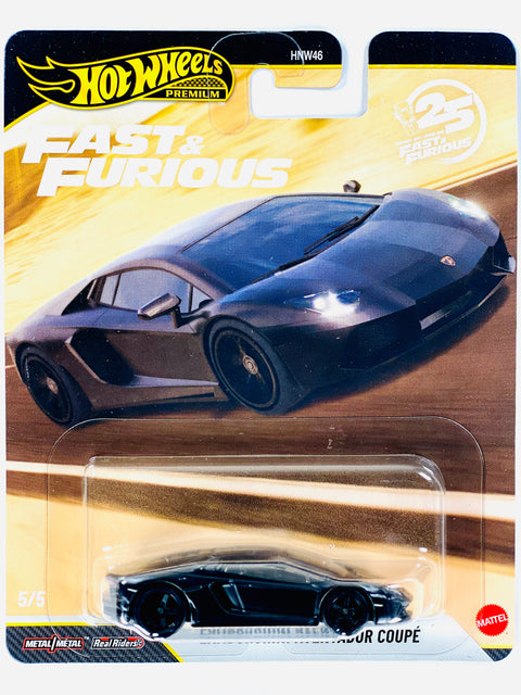 Hot Wheels 2026 Fast & Furious 25th Anniversary Case P Lamborghini Aventador Coupé - Damaged Card