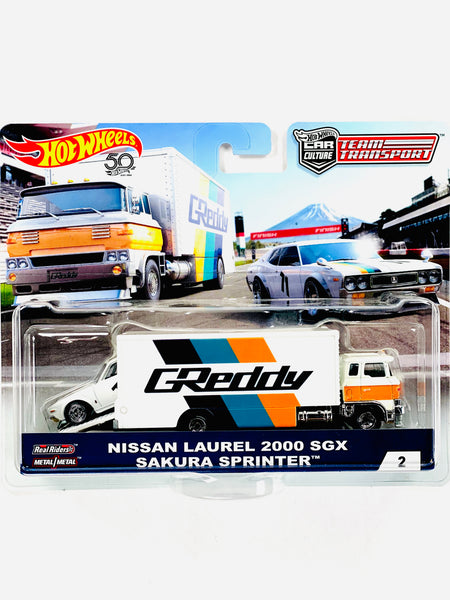 Hot Wheels 2018 Team Transport Nissan Laurel 2000 SGX Sakura