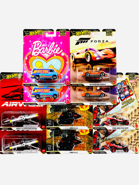 Hot Wheels 2026 Pop Culture Factory Sealed Case Q (10 Cars)