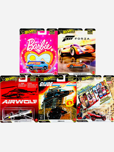 Hot Wheels 2026 Pop Culture Case Q (Set of 5 Cars)