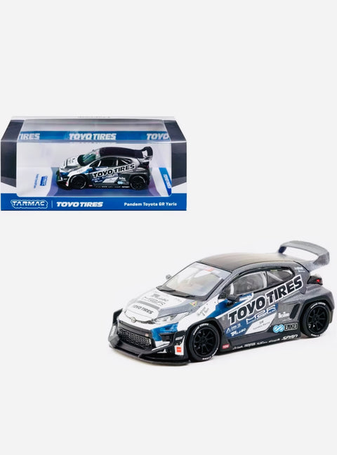 Tarmac Works Hobby 64 Pandem Toyota GR Yaris TOYO TIRES