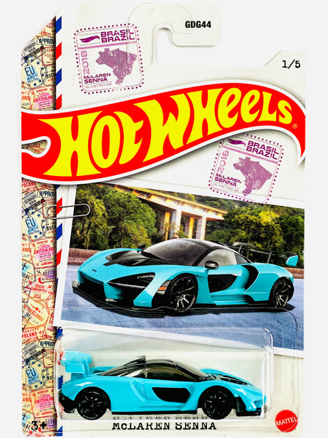 Hot Wheels 2024 Wal-Mart Exclusive McLaren Senna (1/5) - Damaged Card