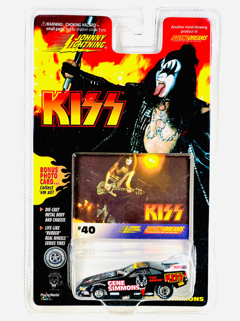 Johnny Lightning Racing Dreams KISS "The Demon" #40 Gene Simmons - Damaged Card/Blister