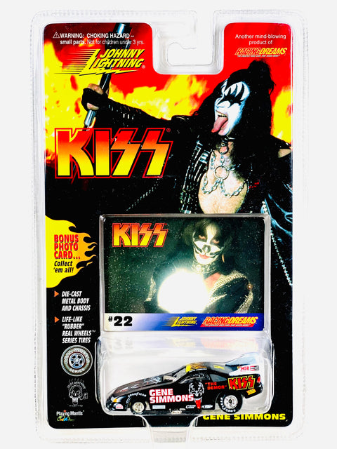 Johnny Lightning Racing Dreams KISS "The Demon" #22 Gene Simmons - Damaged Card/Blister
