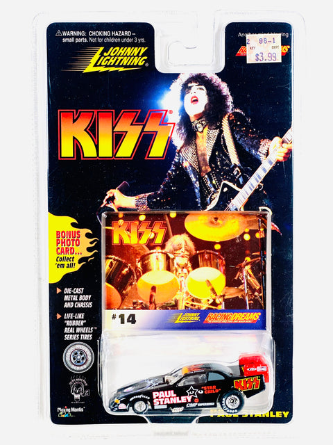 Johnny Lightning Racing Dreams KISS "Star Child" #14 Paul Stanley - Damaged Card/Blister