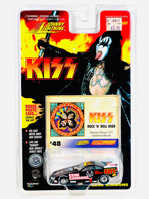 Johnny Lightning Racing Dreams KISS "The Demon" #48 Gene Simmons - Damaged Card/Blister