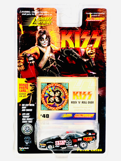 Johnny Lightning Racing Dreams KISS "The Cat" #48 Peter Criss - Damaged Card/Blister