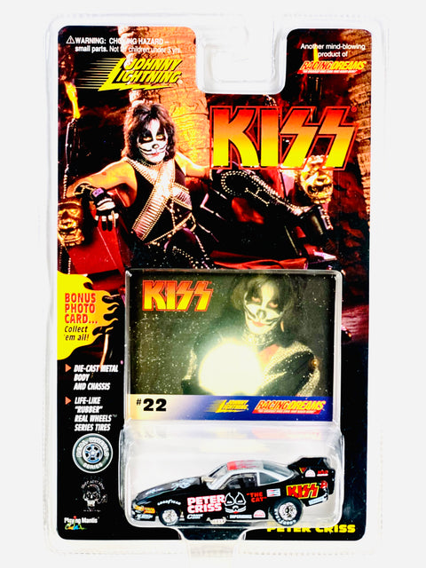 Johnny Lightning Racing Dreams KISS "The Cat" #22 Peter Criss - Damaged Card/Blister