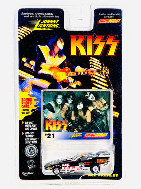 Johnny Lightning Racing Dreams KISS "Space Ace" #21 Ace Frehley - Damaged Card/Blister
