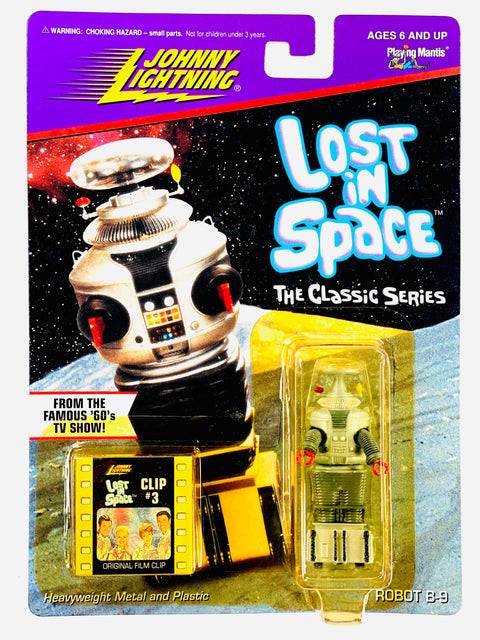 Johnny Lightning Playing Mantis Lost In Space Robot B-9 (Random Clip Number) - Damaged Card/Blister