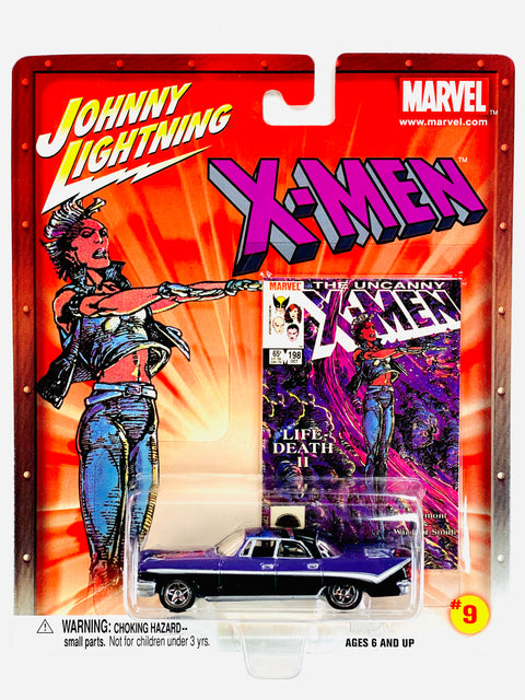 Johnny Lightning Playing Mantis Marvel Comics The Uncanny X-Men '59 DeSoto - Damaged Card/Blister