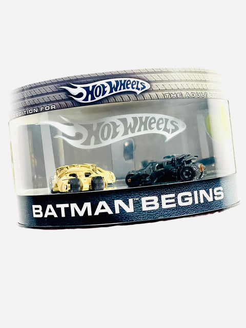 Hot Wheels 2005 Limited Edition Batman Begins 2 Car Set - Damaged Box