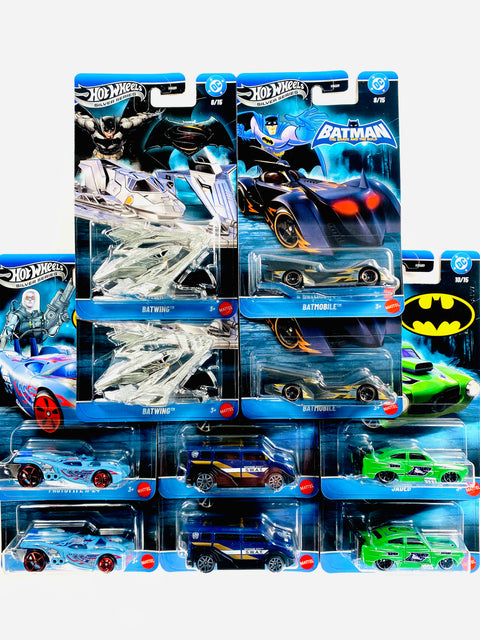 Hot Wheels 2026 Batman Themed Batmobiles Factory Sealed Case T (10 Cars)