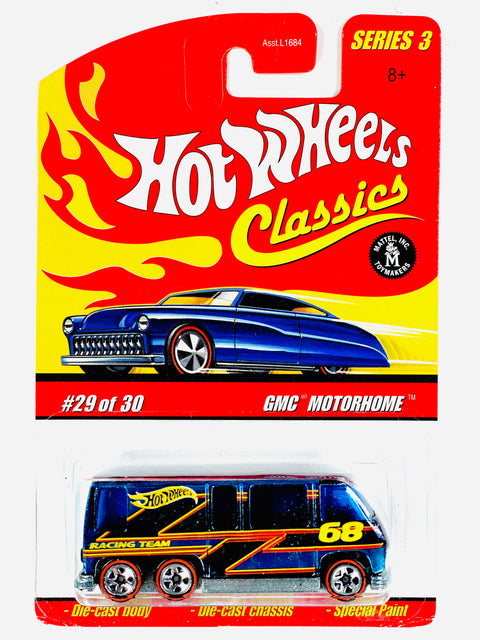 Hot Wheels 2006 Classics Series 3 GMC Motorhome Blue - Damaged Card/Blister