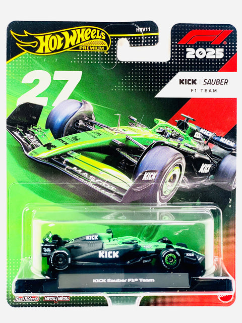 Hot Wheels 2025 F1 Formula 1 Race Team Nico Hülkenberg Kick Sauber Formula 1 Team #27