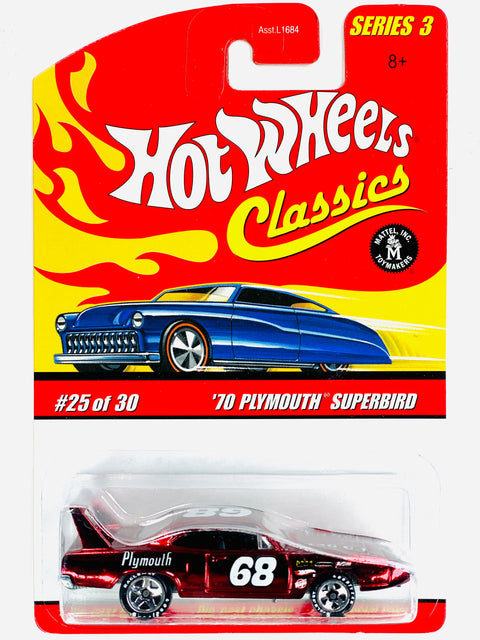 Hot Wheels 2006 Classics Series 3 '70 Plymouth Superbird Red