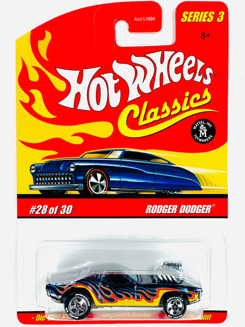 Hot Wheels 2006 Classics Series 3 Rodger Dodger Dark Blue