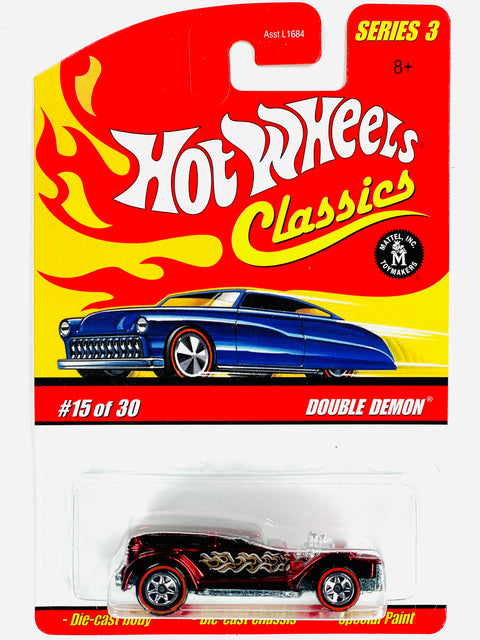 Hot Wheels 2006 Classics Series 3 Double Demon Red