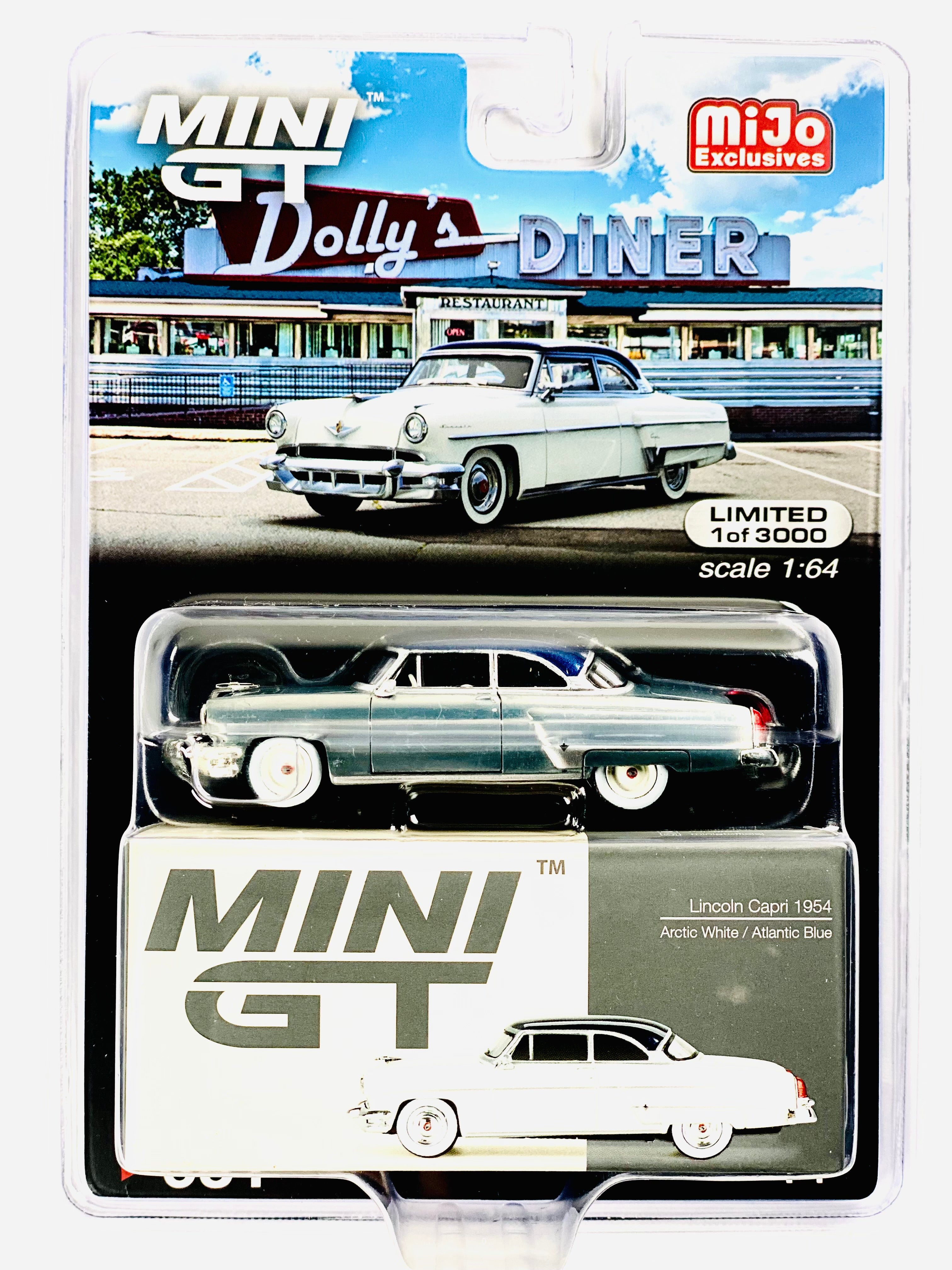 Mini GT Mijo Exclusive Lincoln Capri 1954 Arctic White Atlantic