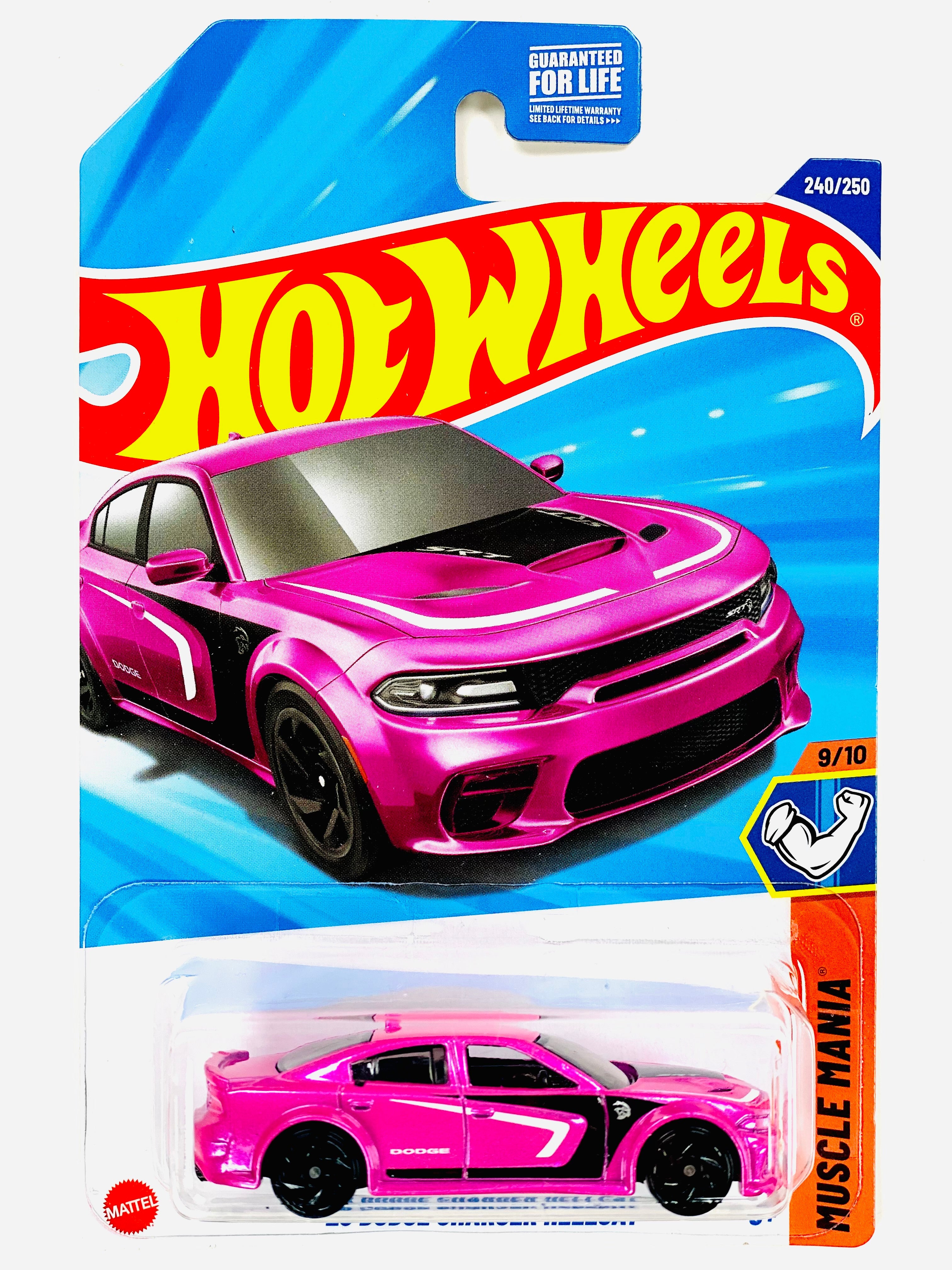 Wheels Hot MG-85X hide Cat】　　　　Burny 【Hell Muscle Card Damaged - Hellcat Charger Dodge '20 Mania ギター