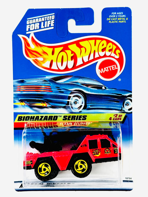 Hot Wheels Biohazard Series Flame Stopper - Damaged Card/Blister