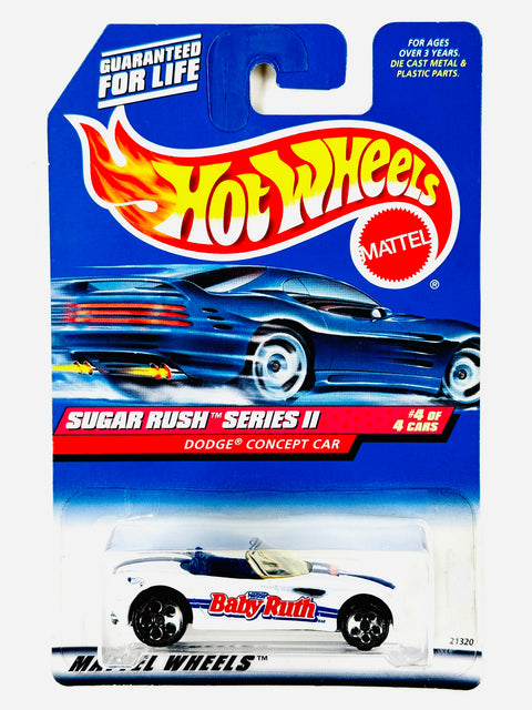 Hot Wheels Sugar Rush Series II Baby Ruth Dodge Concept Car - Damaged Card