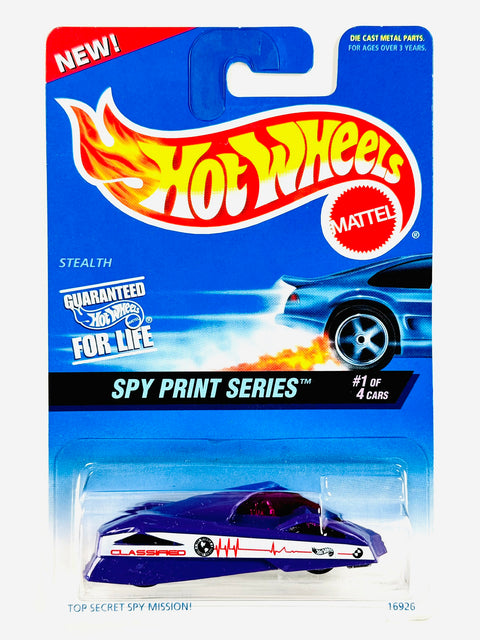 Hot Wheels Spy Print Series Stealth - Damaged Card/Blister