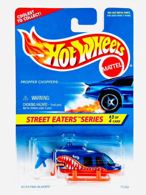 Hot Wheels Street Eaters Series Propper Chopper - Damaged Card