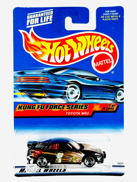 Hot Wheels Kung Fu Force Series Toyota MR2 - Damaged Card – Jcardiecast