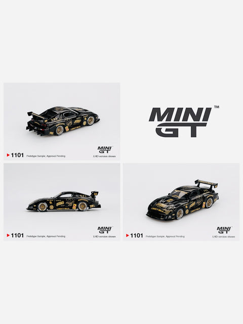 Mini GT Mijo Exclusive MAZDA RX-7 LB-Super Silhouette FD-NILES Black #1101