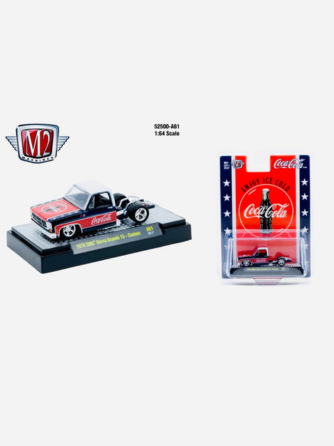 M2 Machines Coca Cola 1976 GMC Sierra Grande 15 Custom Truck