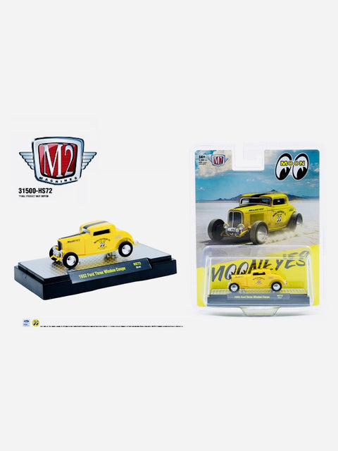 M2 Machines Hobby Exclusive Mooneye’s 1932 Ford Three Window Coupe