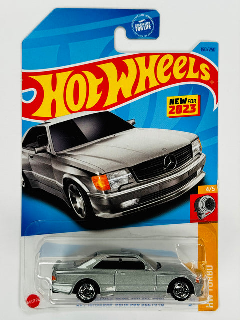 Hot Wheels HW Turbo '89 Mercedes-Benz 560 Sec AMG - Damaged Card