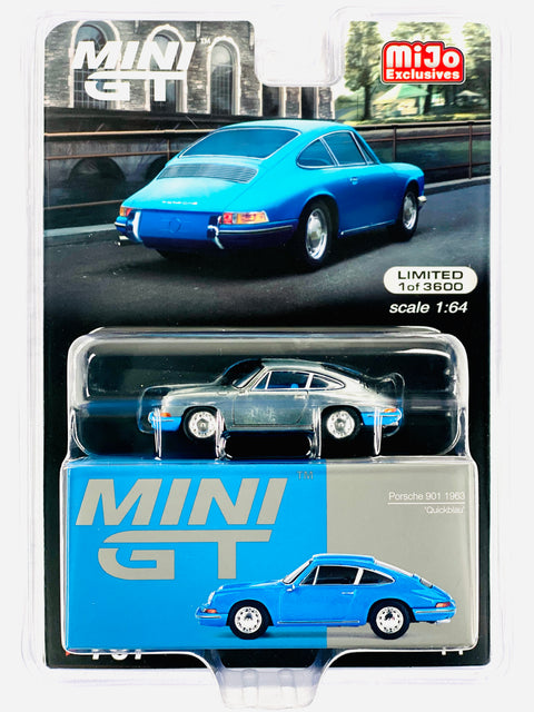 Mini GT Mijo Exclusive Porsche 901 1963 ‘Quickblau’ Blue #707 Chase