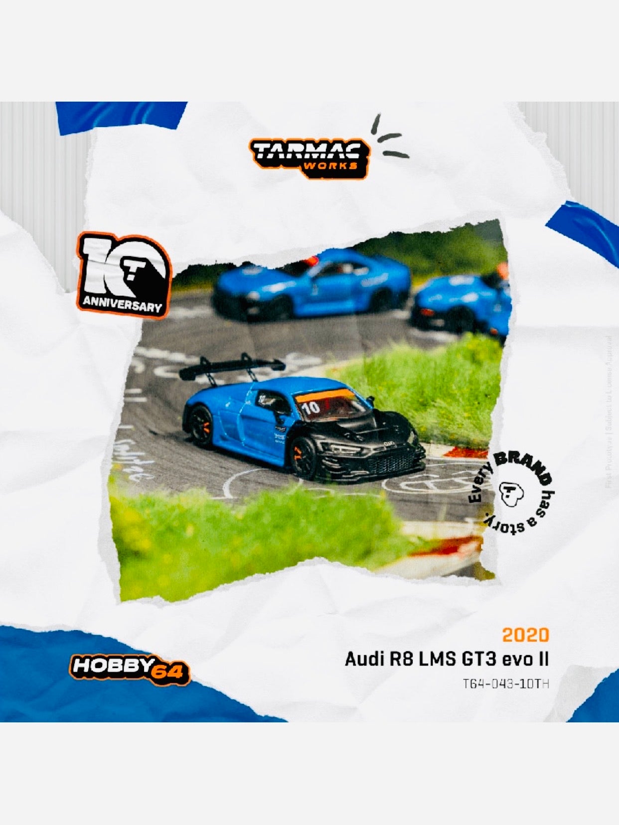 Tarmac Works Factory Sealed Hobby 64 Audi R8 LMS GT3 evo II Tarmac