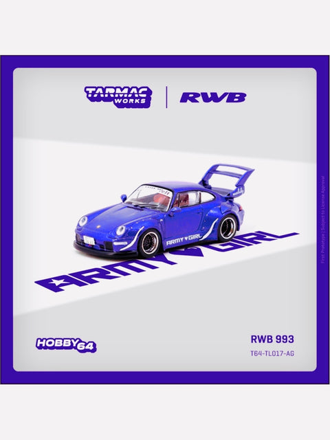 Tarmac Works Factory Sealed Hobby 64 RWB 993 Army Girl