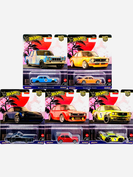 Hot Wheels 2024 Car Culture Japan Historic 4 Case B (Set of 5 Cars