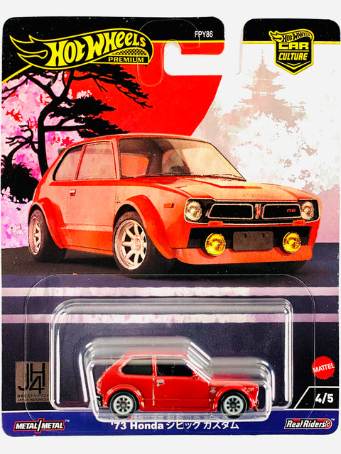 Hot Wheels 2024 Japan Historic 4 Case B '73 Honda Civic Custom