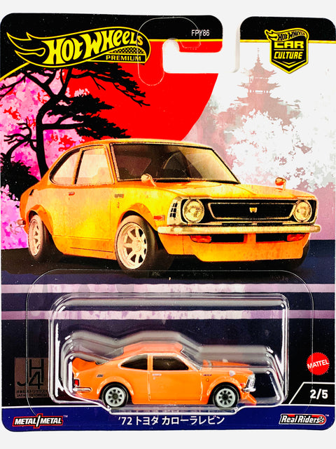 Hot Wheels 2024 Japan Historic 4 Case B '72 Toyota Corolla Levin - Damaged Card