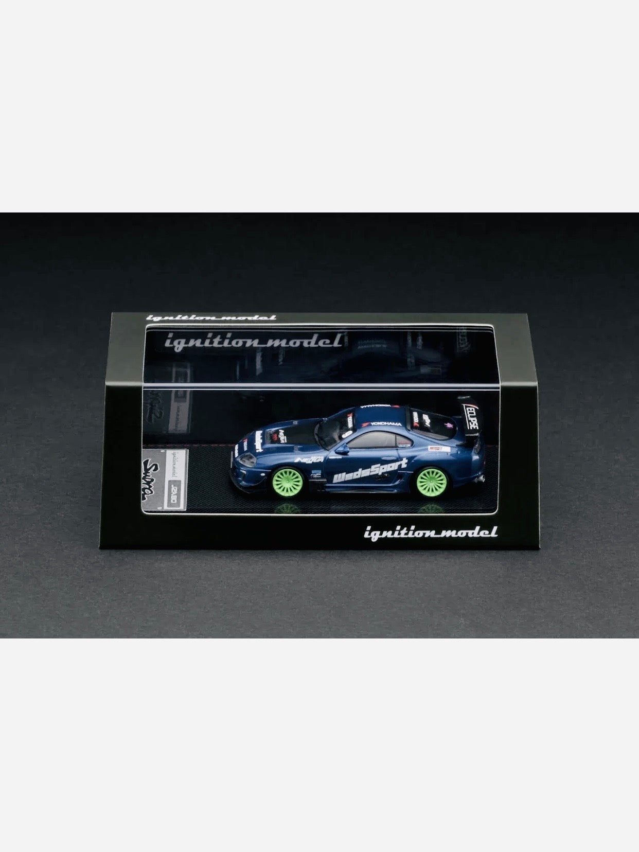 Ignition Model Factory Sealed Toyota Supra (JZA80) RZ in Blue